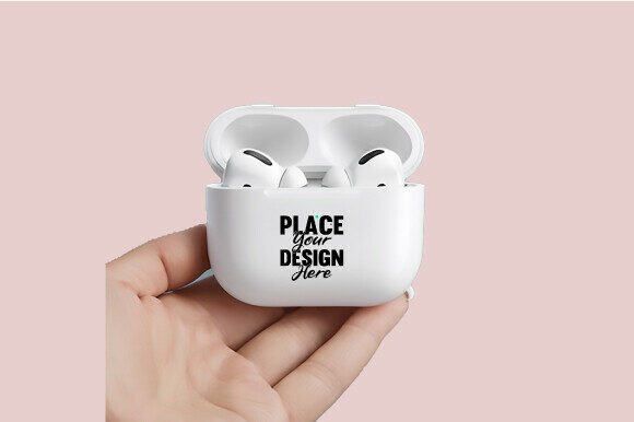 Download Blank Air Pods Single Mockup 5 - Single mockup Collection